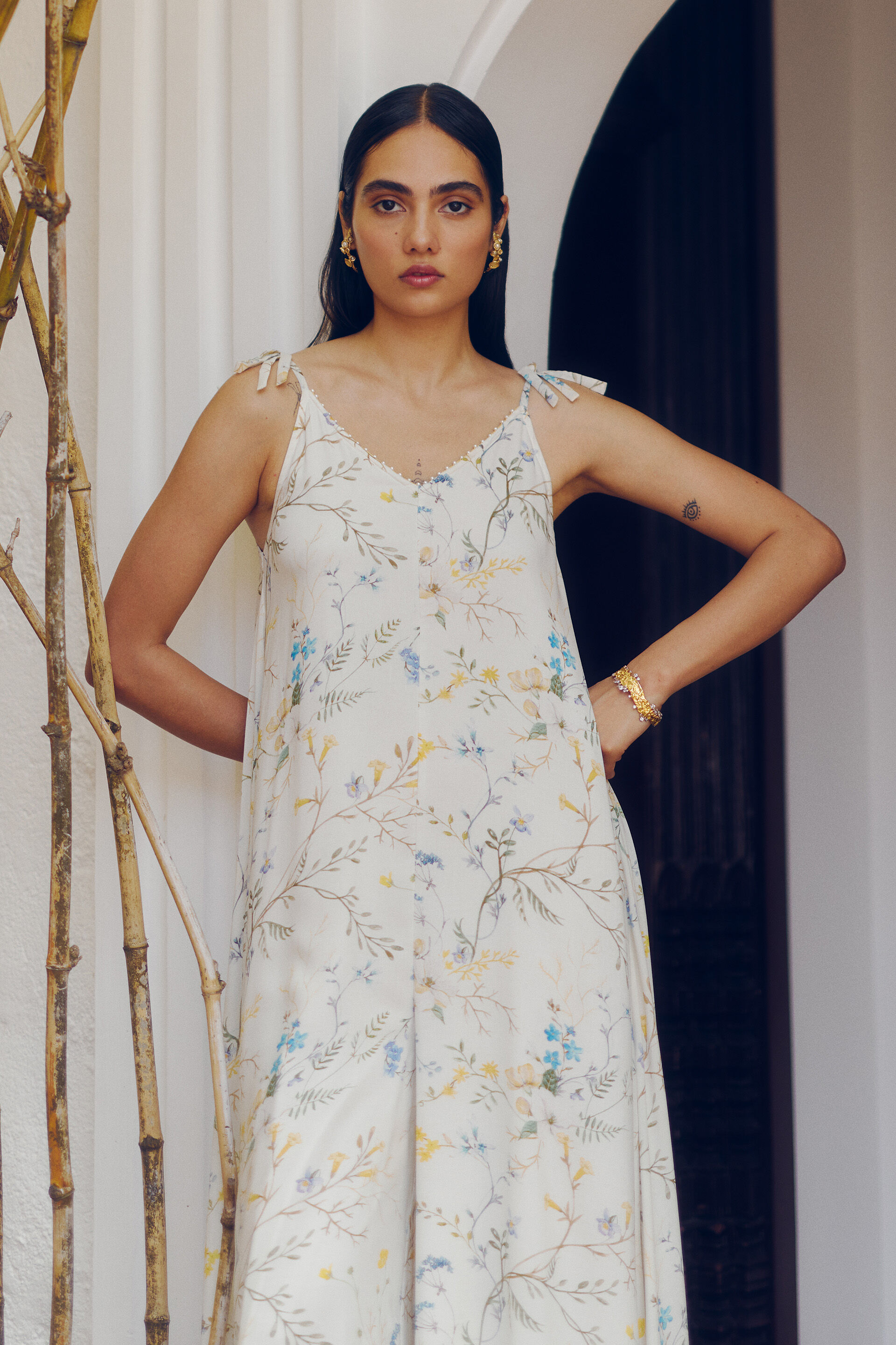 Neforio Jumpsuit, Cream, image 3